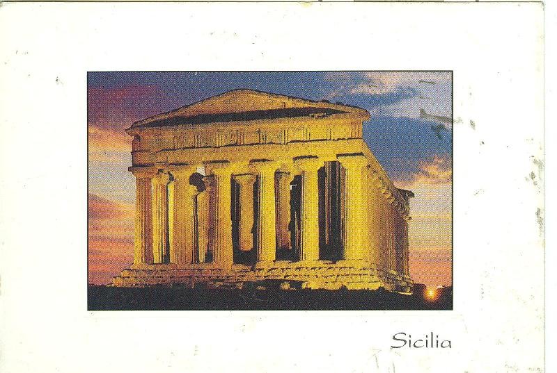 Postal 6091 : Sicilia, Agrigento, Templo della concordia
