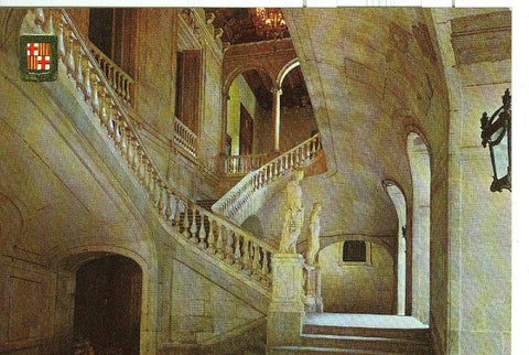 Postal 6098 : Escalera principal de la lonja de Barcelona