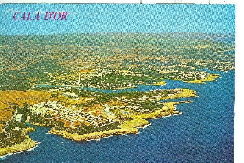 Postal 6139: Vista aerea de Cala D,Or, Mallorca