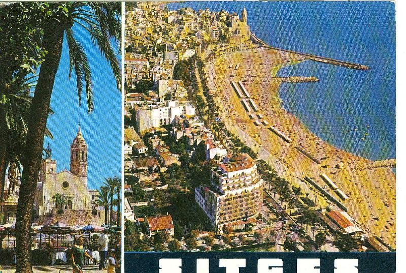 Postal 6156 : Vistas varias de Sitges