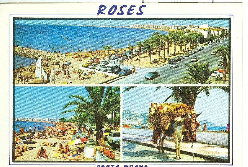 Postal 6163 : Vistas varias de Roses