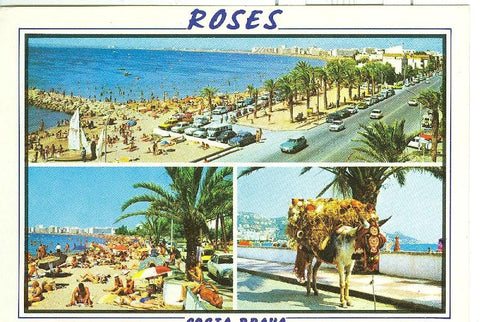 Postal 6163 : Vistas varias de Roses