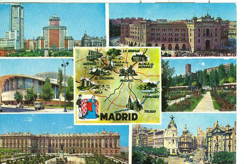 Postal 6164 : Vistas varias de Madrid