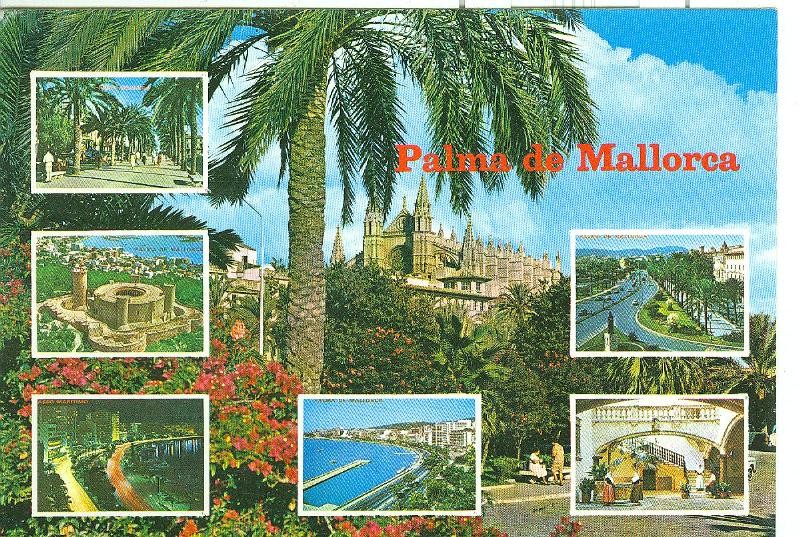 Postal 6167 : Vistas diversas de Palma de Mallorca