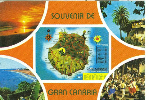 Postal 6206 : Souvenir de Gran Canaria