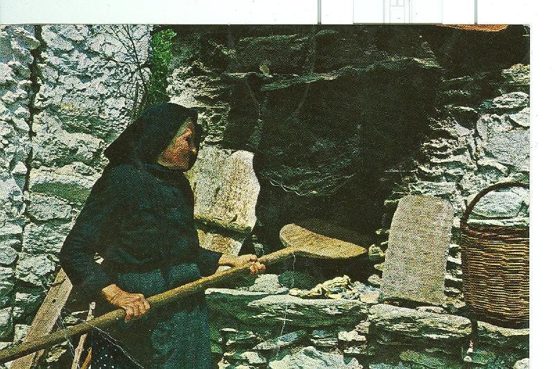 Postal 6234 : Greece, Grecia, mujer en horno