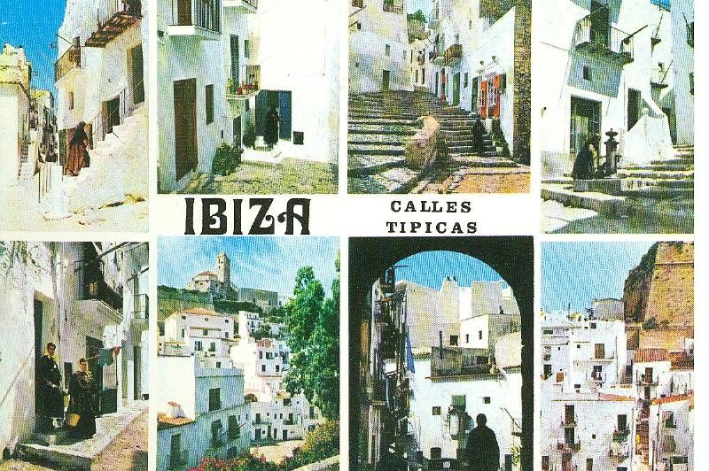 Postal 6247 : Calles tipicas de Ibiza