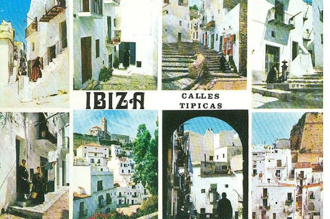 Postal 6247 : Calles tipicas de Ibiza