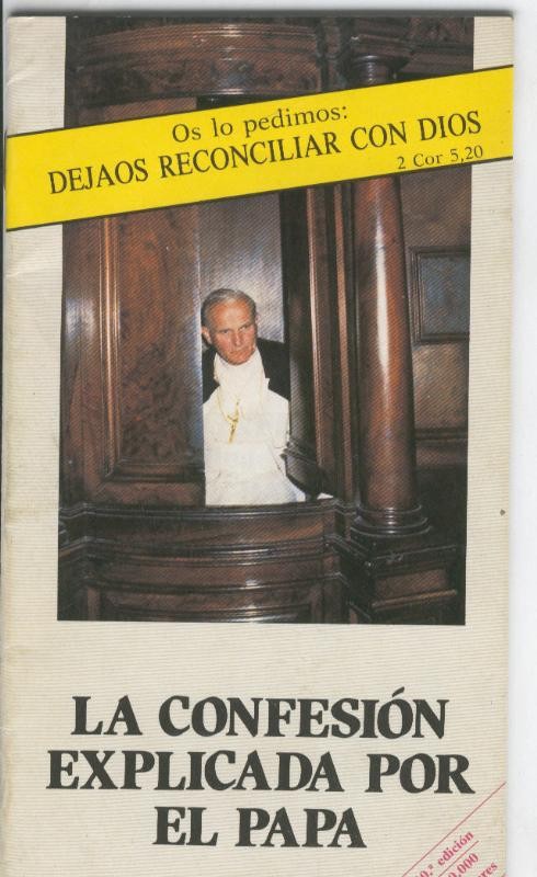 La confesion explicada por el Papa