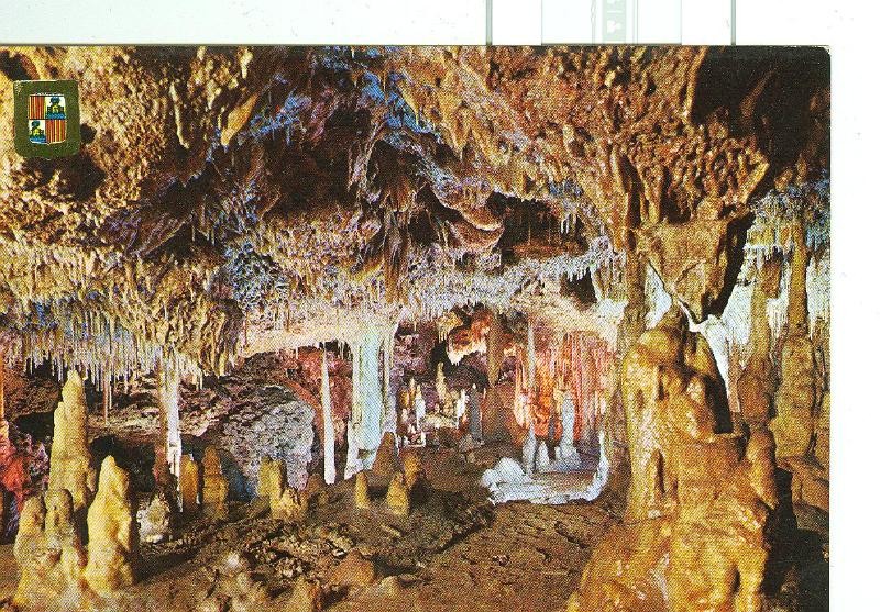 Postal 6354 : Cuevas dels Hams, Mallorca: Salon de las lechucas