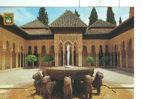 Postal 6361 : Patio de los leones, Alhambra, Granada