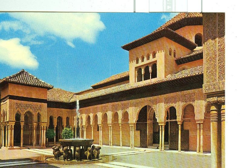 Postal 6362 : Patio de los leones, Alhambra, Granada