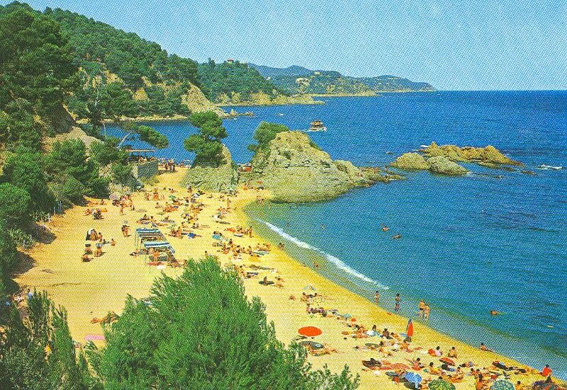 Postal 6373 : Playa de Santa Cristina,  Lloret de Mar
