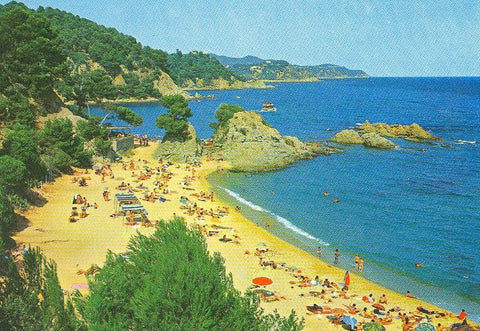 Postal 6373 : Playa de Santa Cristina,  Lloret de Mar