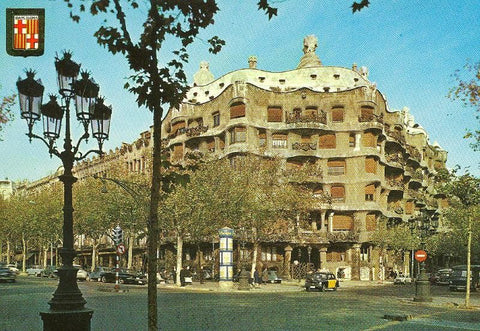 Postal 6374 : La Pedrera, Gaudi, Barcelona