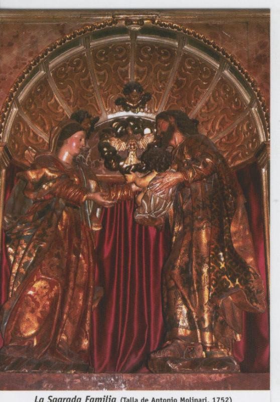 Postal Virgenes 964 : La Sagrada Familia