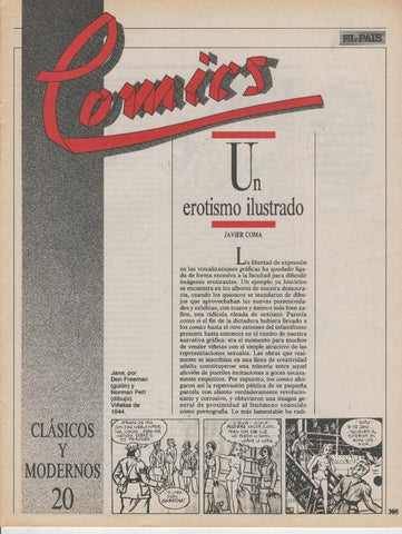 Comics.Los: clasicos y modernos: fasciculo 20
