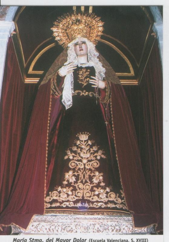 Postal Virgenes 1000 : Maria Santisima del Mayor Dolor