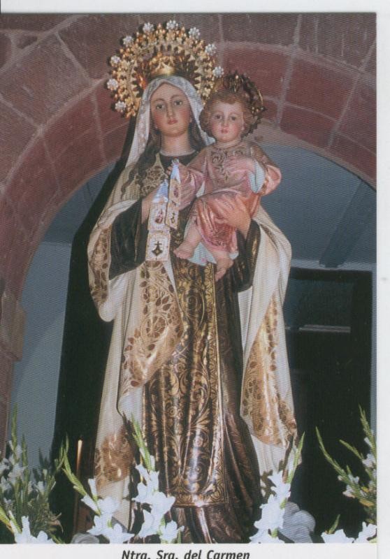 Postal Virgenes 1018 : Nuestra Señora del Carmen