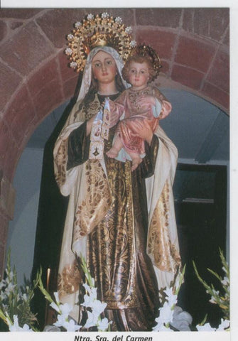 Postal Virgenes 1018 : Nuestra Señora del Carmen