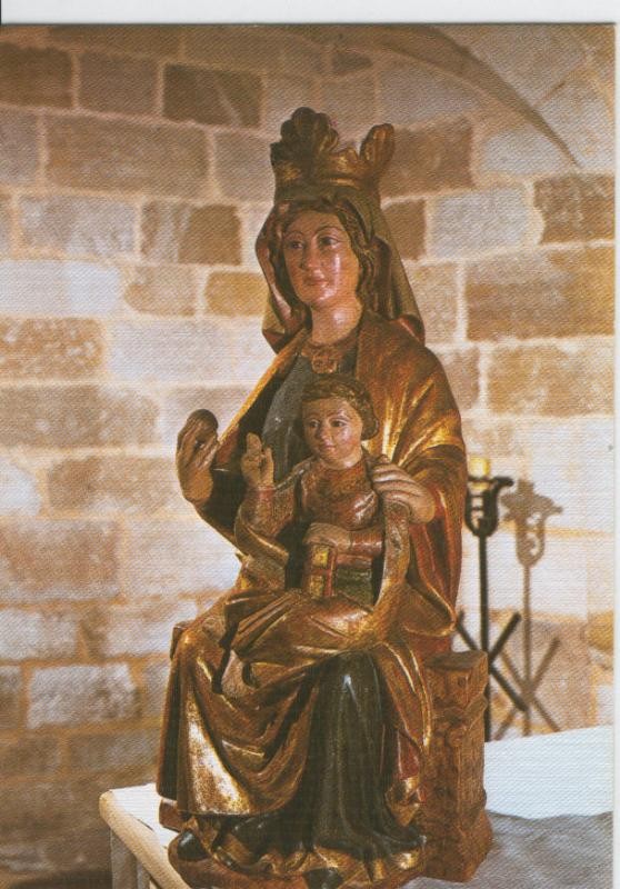 Postal Virgenes 1021 : Virgen de Cervera del Rio Pisuerga, Palencia