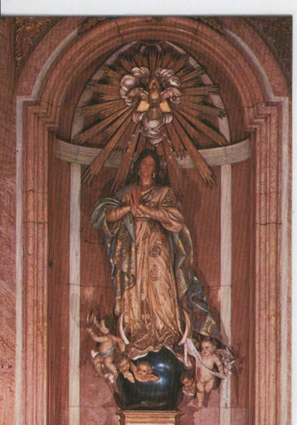 Postal Virgenes 1049  : Inmaculada, catedral de Valencia