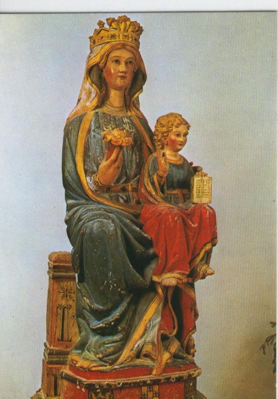 Postal Virgenes 1069  : Virgen Sedente con Niño