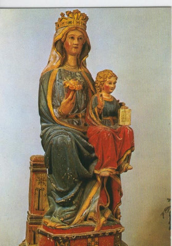 Postal Virgenes 1069  : Virgen Sedente con Niño