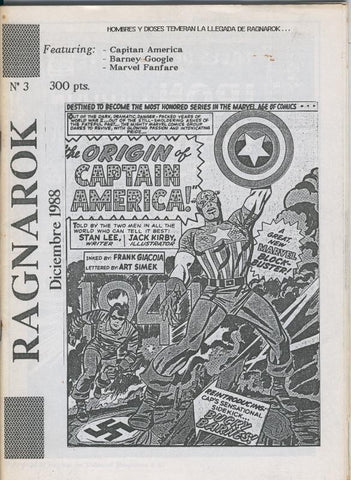 Fanzine: Ragnarok numero 3