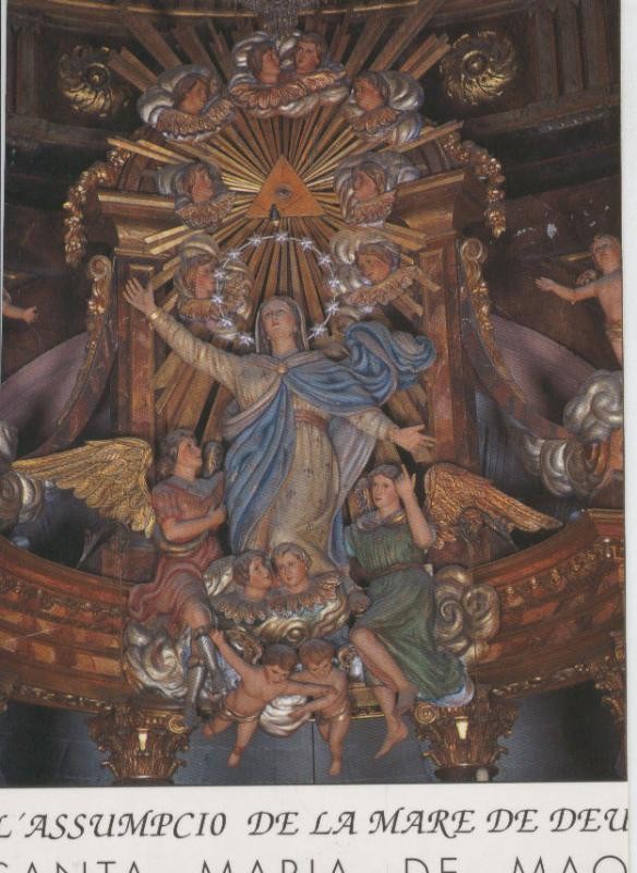 Postal Virgenes 1117 : Mare de Deu, Santa Maria de Mao