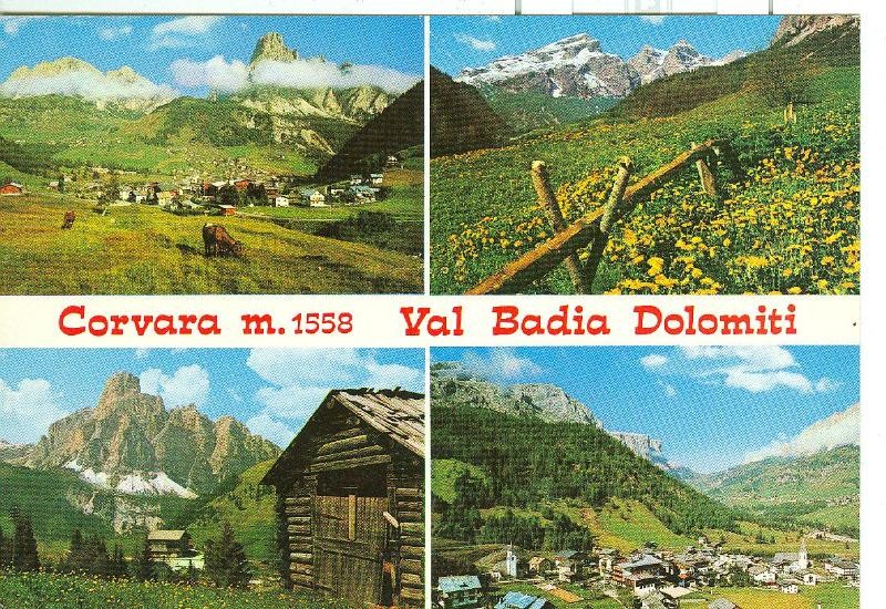 Postal 6424 : Corvara, Val badia Dolomiti