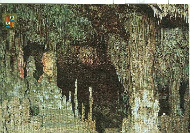 Postal 6443 : Cueva dels Hams: primeras visiones, Mallorca
