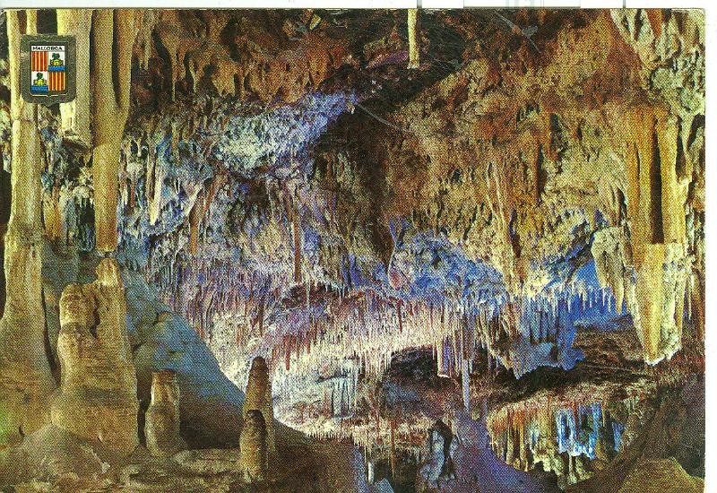 Postal 6447 : Mallorca, Porto Cristo: Cuevas dels Hams: valle de las delicias