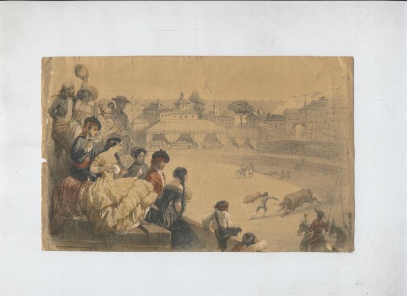 Lamina numerada 035: Ilustracion tarde de toros