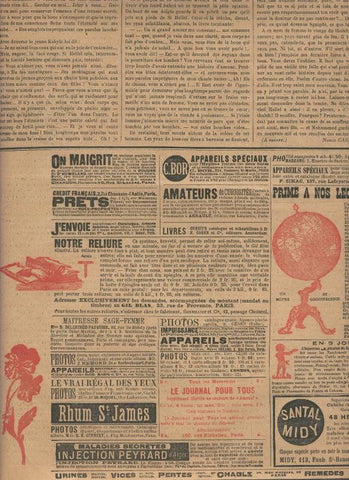 Lamina numerada 042: Pagina publicacion Gil Blas del 19 janvier 1900