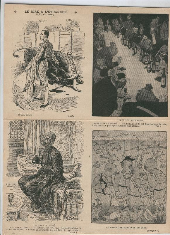 Lamina numerada 046: Ilustraciones de humor Le rire a l,etranger