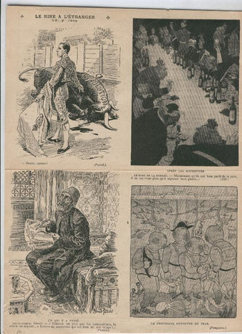 Lamina numerada 046: Ilustraciones de humor Le rire a l,etranger