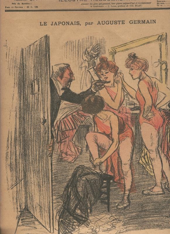 Lamina numerada 092: Pagina publicacion Gil Blas del 5 janvier 1900