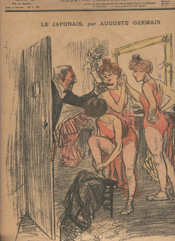 Lamina numerada 092: Pagina publicacion Gil Blas del 5 janvier 1900