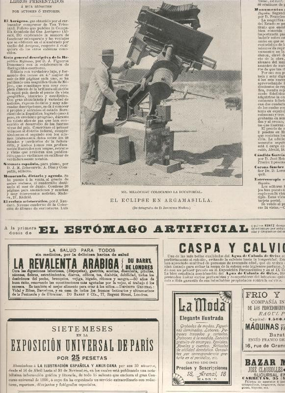 Lamina numerada 113: La Ilustracion Española y Americana numero 21 del 8 junio 1900