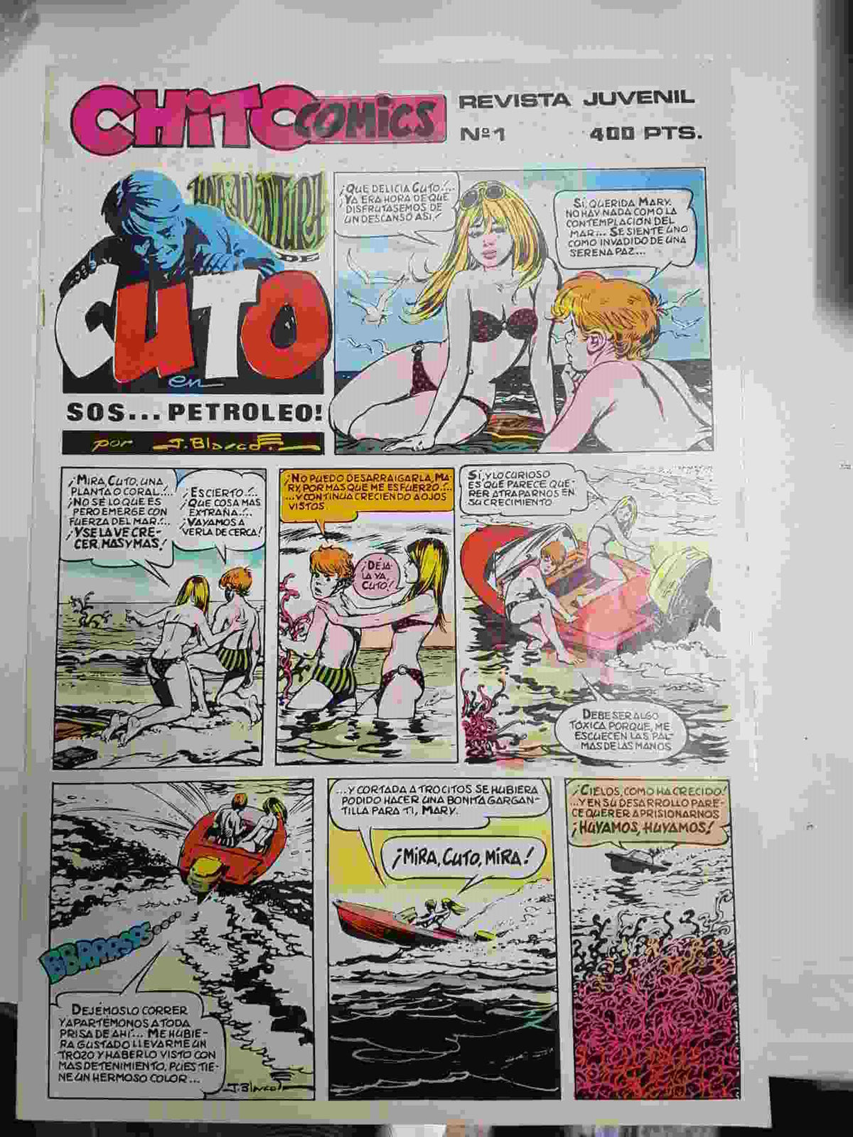 Chito Comics numero 01: Cuto, El rey triste, articulo Joan Boix
