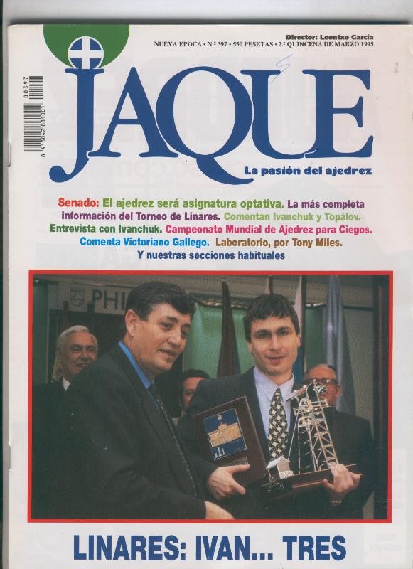 Jaque- Revista de ajedrez numero 397
