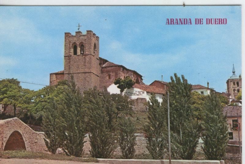 Postal 7287 : Parroquia de San Juan en Aranda de Dueros, Burgos