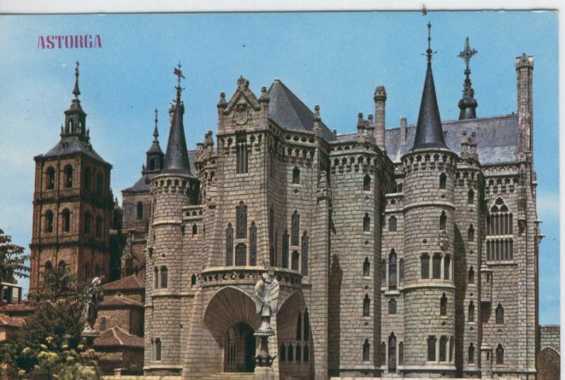 Postal 7295 : Palacio de Gaudi en Astorga, leon
