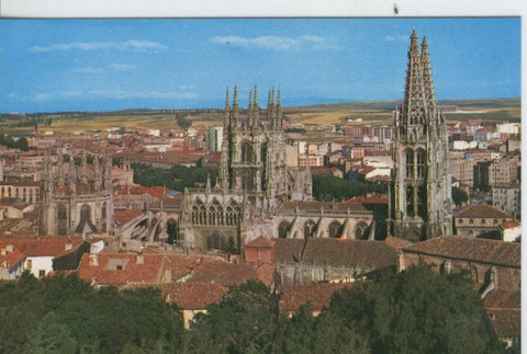 Postal 7301 : Catedral y vista parcial de Burgos
