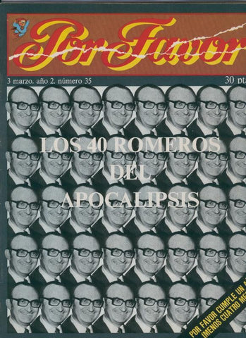 Por Favor numero 035,  3 marzo 1975: los 40 romeros del apocalipsis