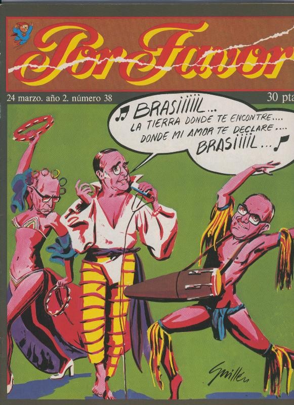 Por Favor numero 038,  24 marzo 1975: Brasiiiil