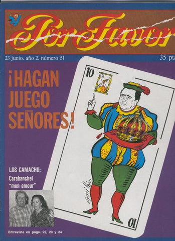 Por Favor numero 051,  23 junio 1975: Los camachos, carabanchel mon amour