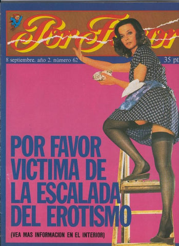 Por Favor numero 062, 8 septiembre 1975: Por favor victima de la escalada del erotismo