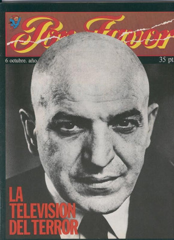 Por Favor numero 066, 6 octubre 1975: La television del terror